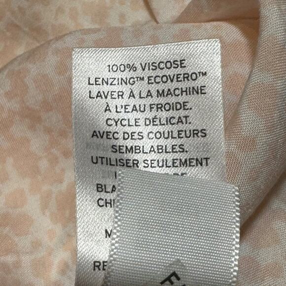 Abound Mini Printed Skirt In White Blush Pink Elastic Waist  NWT XS - Picture 8 of 8